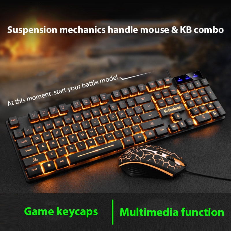 Gaming Keyboard And Mouse Combo Wireless - Juego de teclado y ratón KM320,