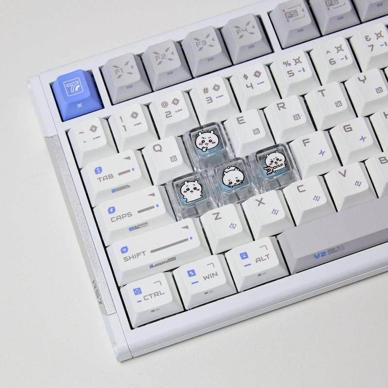 Gaming Keyboard Nearby - Chiikawa, 4 piezas de teclas personalizadas