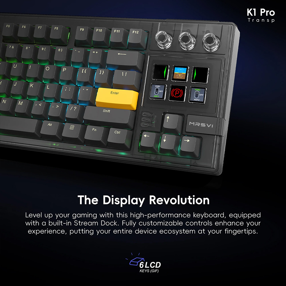 Teclado Mecánico para Juegos M - Keyboard Gaming Transparent reseña y precio