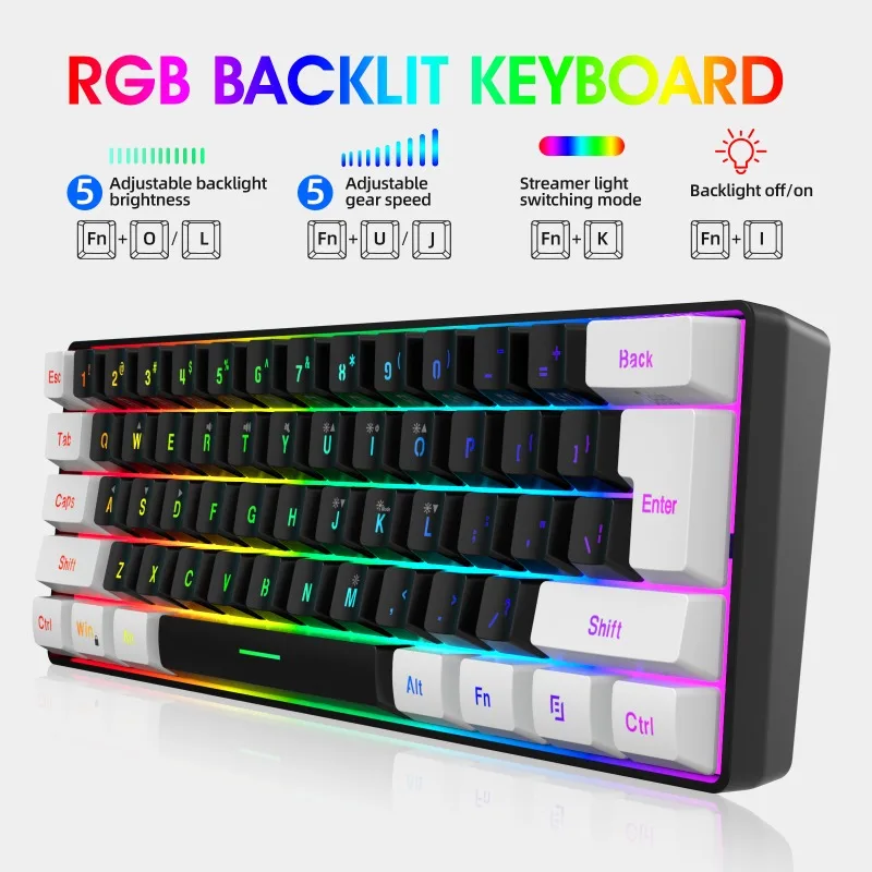 Kit de Teclado y Ratón para Ju - Gaming Keyboard And Mouse Combo Wireless reseña y precio