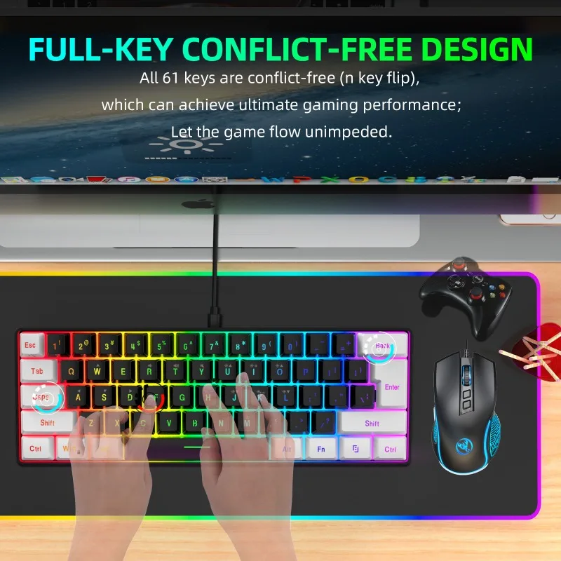 Kit de Teclado y Ratón para Ju - Gaming Keyboard And Mouse Combo Wireless reseña y precio