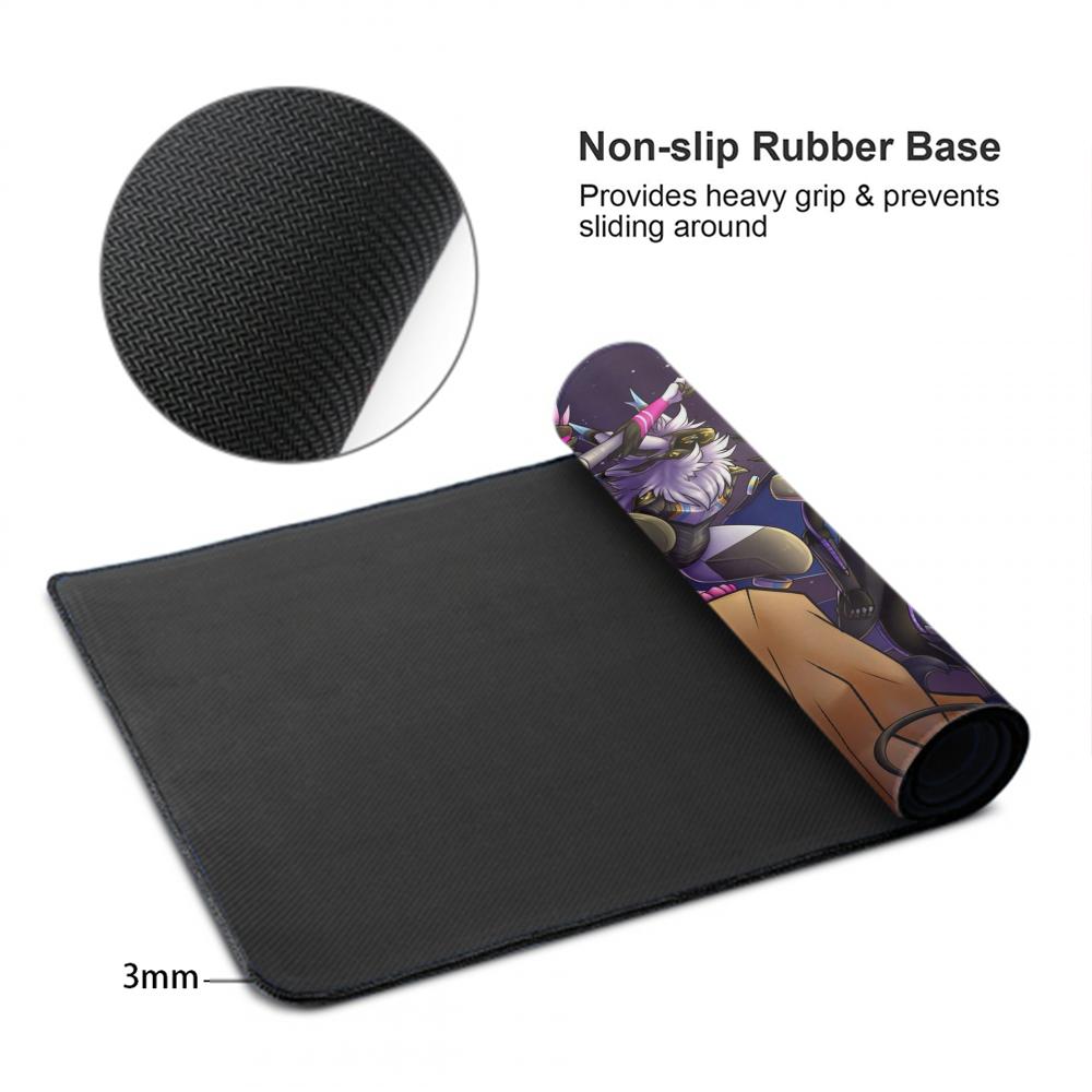 Protogen Mouse Pad, alfombrill - Gaming Keyboard Typewriter reseña y precio