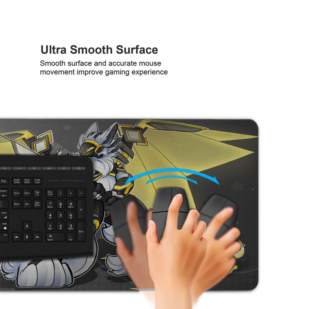 Protogen Mouse Pad, alfombrill - Gaming Keyboard Typewriter reseña y precio