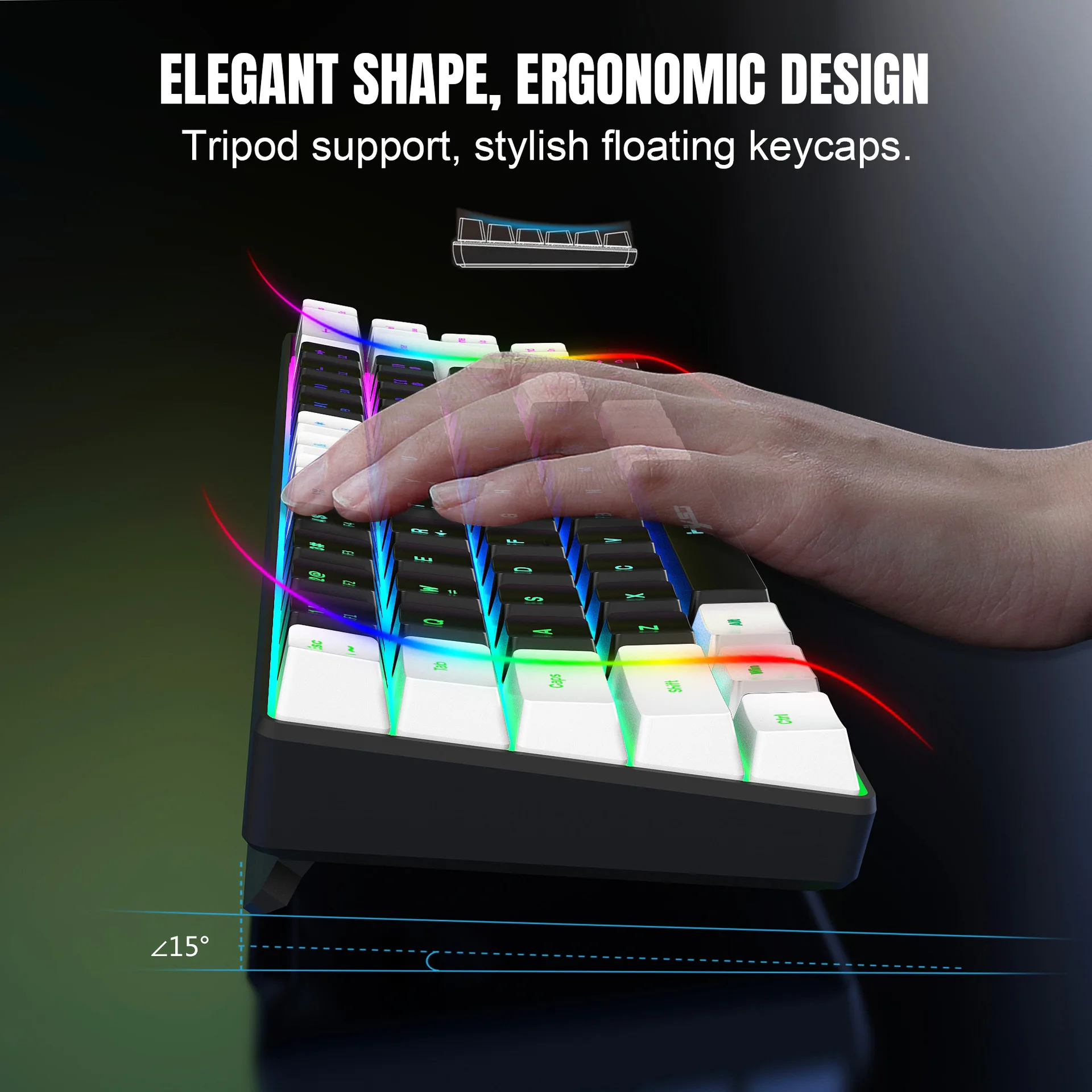 Combo de Teclado y Ratón con R - Gaming Keyboard And Mouse Combo Wireless reseña y precio