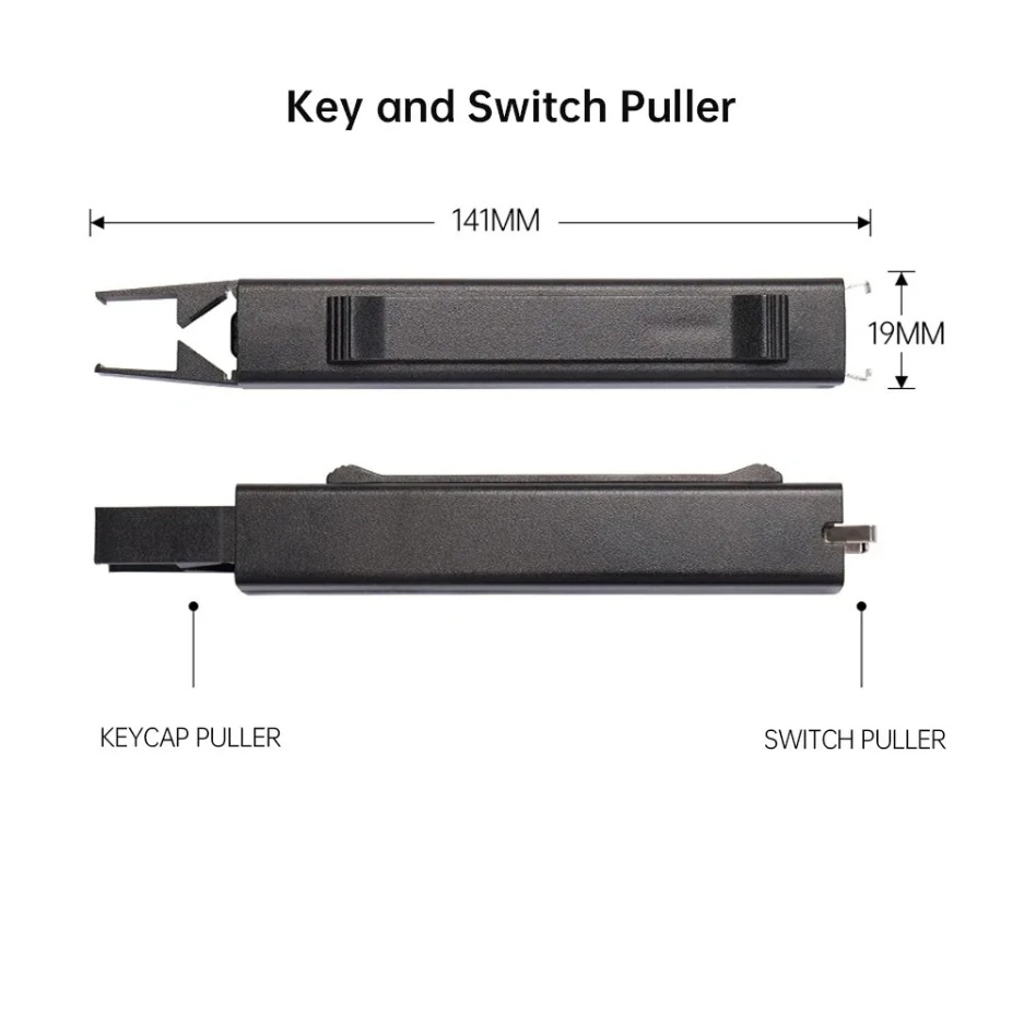Extractor de teclas 2 en 1, he - Keycap Puller Ring reseña y precio