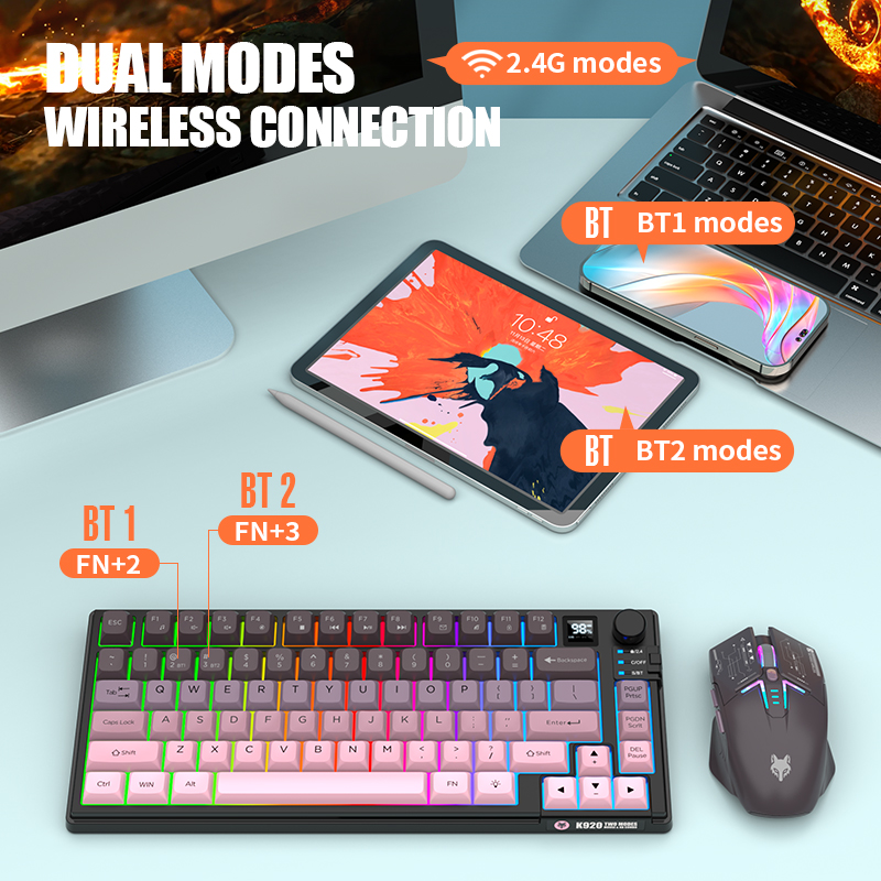 Set de Teclado y Ratón USB con - Keyboard Gaming Transparent reseña y precio