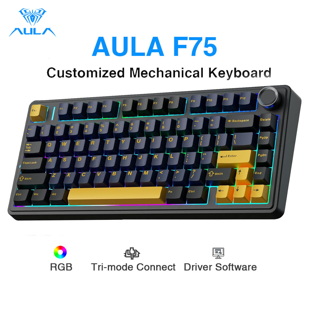 Teclado Mecánico Aula F75, Tec - Gaming Keyboard No Number Pad reseña y precio