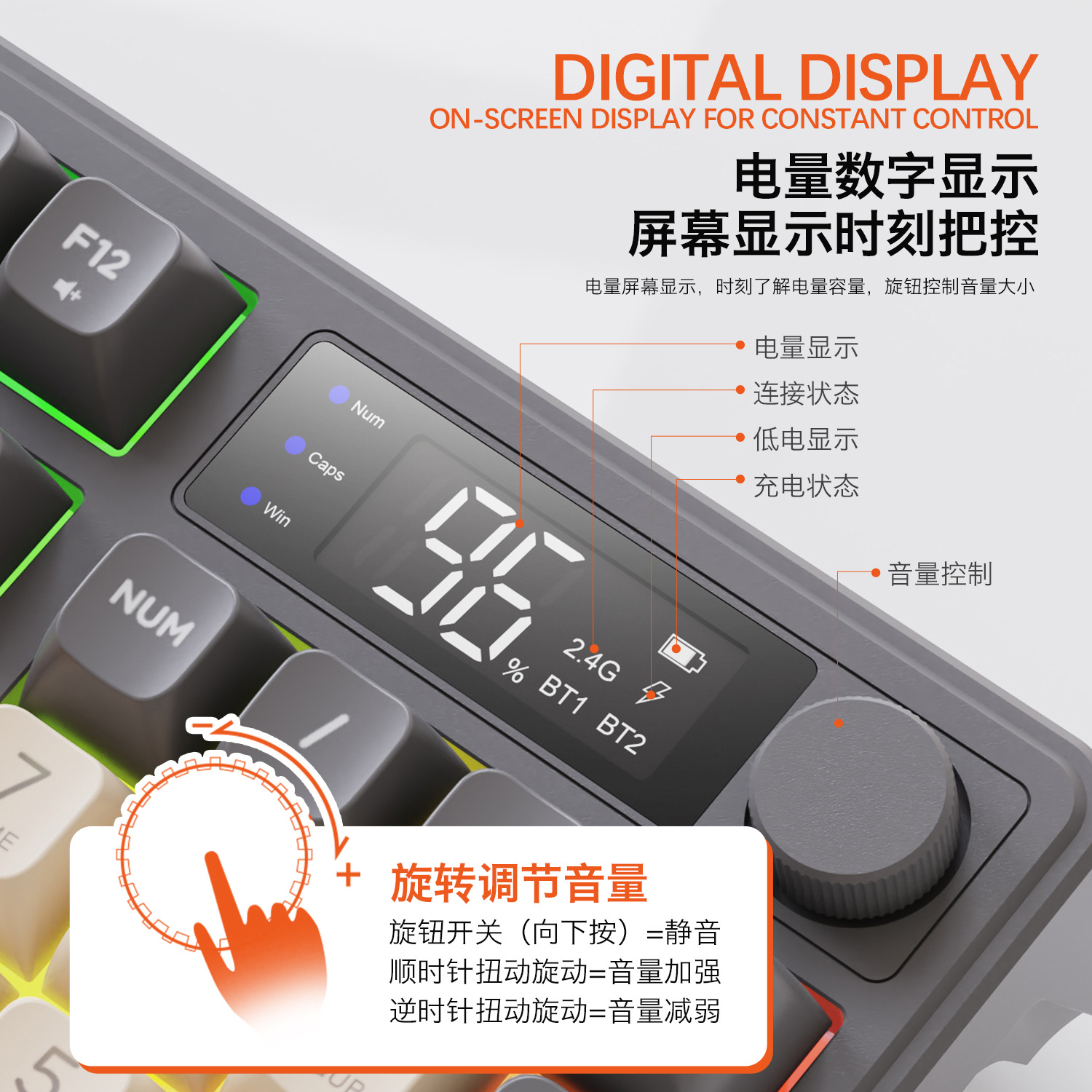 Teclado y Ratón Inalámbricos p - Gaming Keyboard Mechanical Wireless reseña y precio