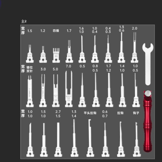 Kit de 27 piezas para extracci - Aviator Connector Kit reseña y precio