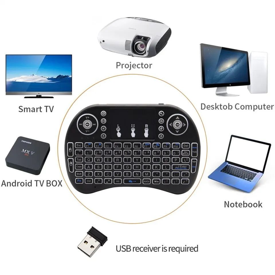 Mini teclado inalámbrico de 2, - Gaming Keyboard Wireless reseña y precio